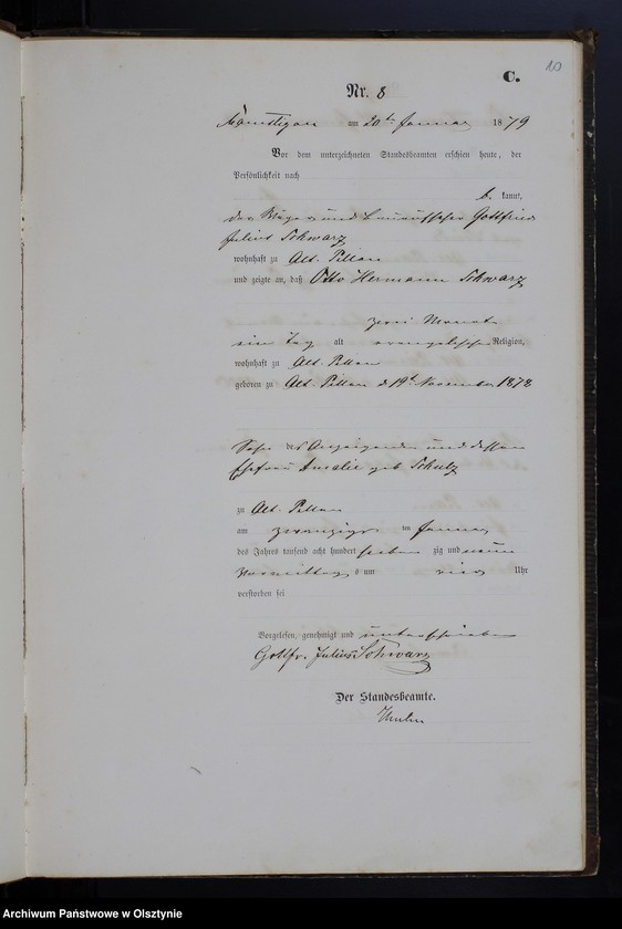 image.from.unit.number "Sterbe-Haupt-Register Nr 1 - 84"