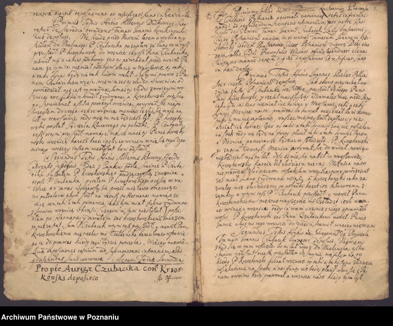 Obraz 6 z jednostki "Protocolon officii consularis Posnaniensis."