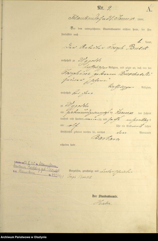 image.from.unit.number "Geburts-Haupt-Register Nr 1 - 66,71 - 110"