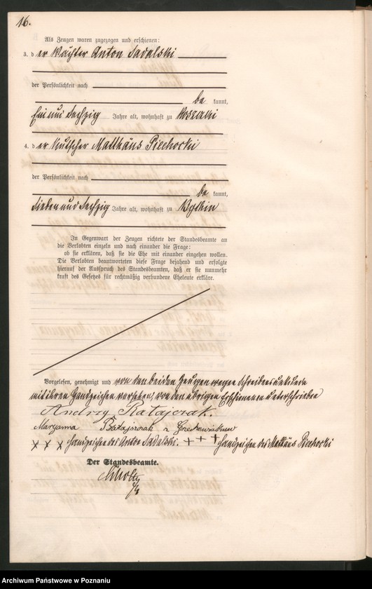 Obraz 19 z jednostki "Księga małżeństw"