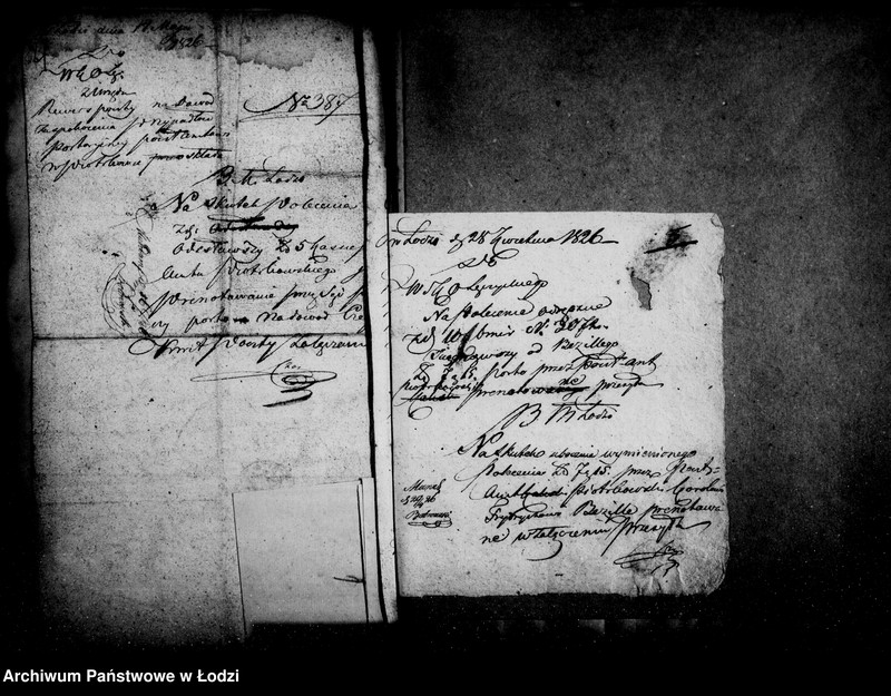 Obraz 9 z jednostki "Akta tyczące się egzekwowania należytości pocztowych"