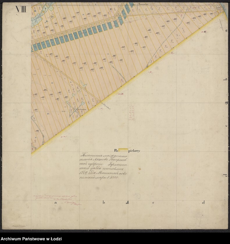 Obraz 8 z jednostki "Plan dóbr donacyjnych Łaznów ... sporządzonych przy urządzeniu .."