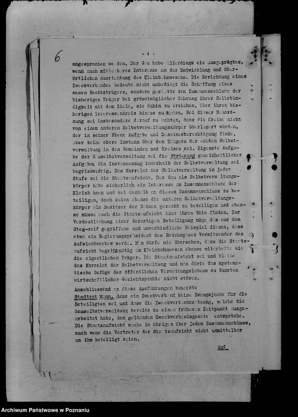 Obraz 10 z jednostki "Protokół konferencji oraz korespondencja władz w sprawach kolei powiatowych"