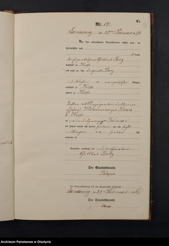 image.from.unit.number "Sterbe-Neben-Register Nr 1 - 64"