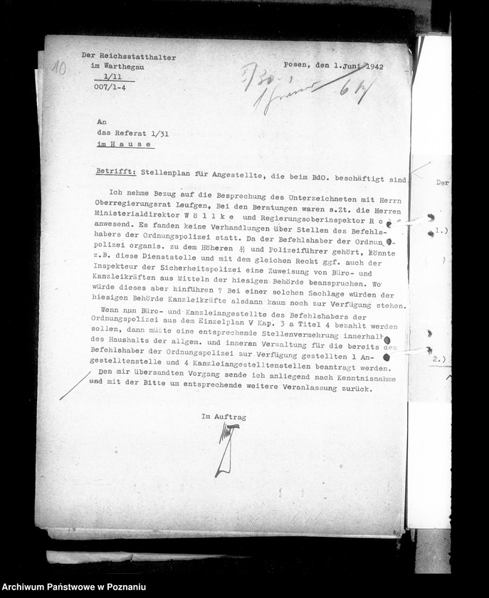 Obraz 14 z jednostki "Voranschlag zum Haushalt 1944"