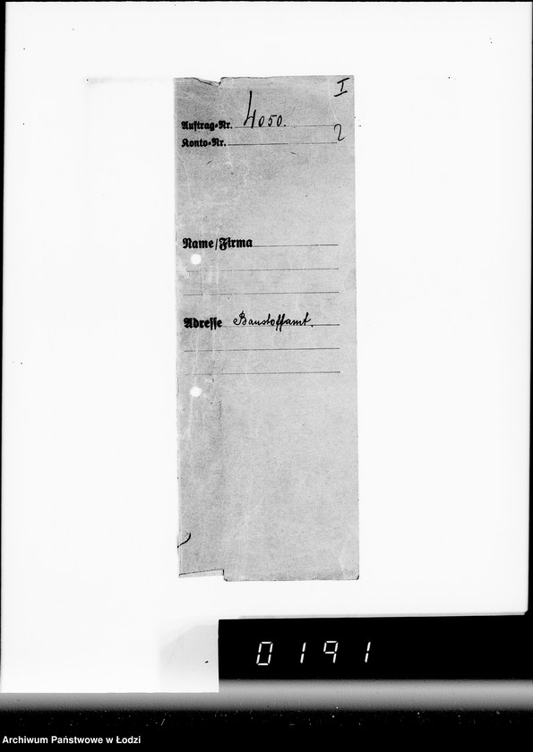 Obraz 6 z jednostki "[Zlecenia, rachunki i korespondencja w sprawie dostaw zamówionych towarów]"