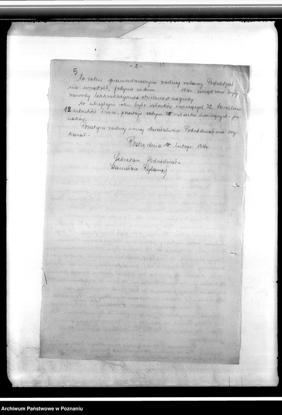 Obraz 9 z jednostki "Korespondencja Komend Powiatowych Związku Strzeleckiego w: Wyrzysku, Czarnkowie oraz w Koninie z jednostkami podległymi"