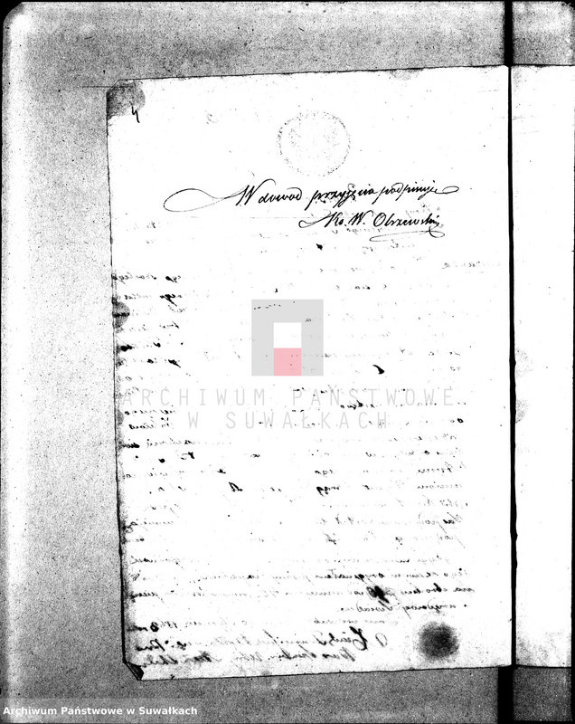 image.from.unit.number "Anneksa do Akt Zaślubionych Parafii Wigierskiej z roku 1863."