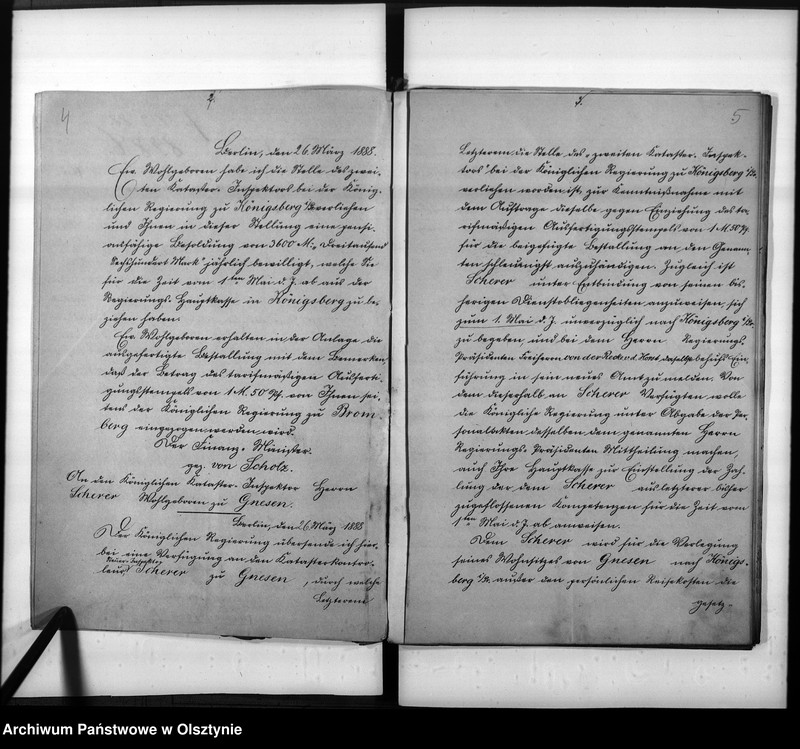 image.from.unit.number "Zwieten Kataster Insopektor Scherer [Franz], von 1. April 1890 erster Kataster Insopektor, 8. Dezember 1890 Steuerrath"