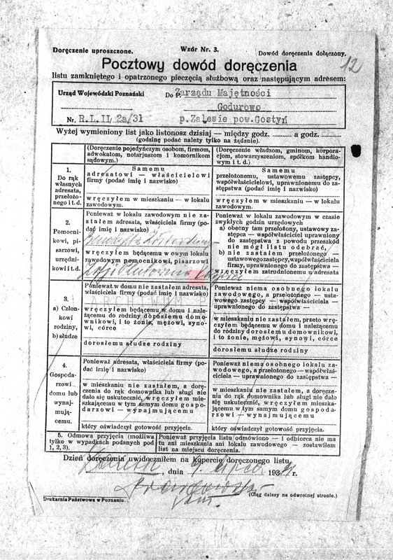 Obraz 16 z jednostki "Majętność leśna Godurowo w powiecie gostyńskim"