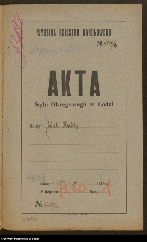 Obraz 2 z jednostki "Jakób Hecht- sprzedaż manufaktury i garderoby"