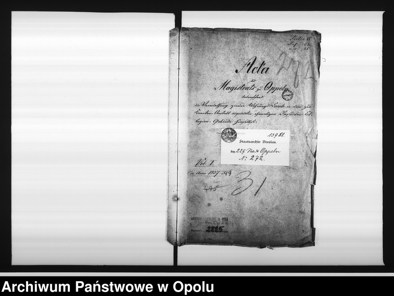 Obraz 4 z jednostki "Acta des Magistrats zu Oppeln betreffend: die Vermiethung zweier Wohnungs - Locale in dem zur Kranken Anstalt acquirirten ehemaligen Jesuiten-Collegien-Gebäude hieselbst Vol. I de Anno 1837"