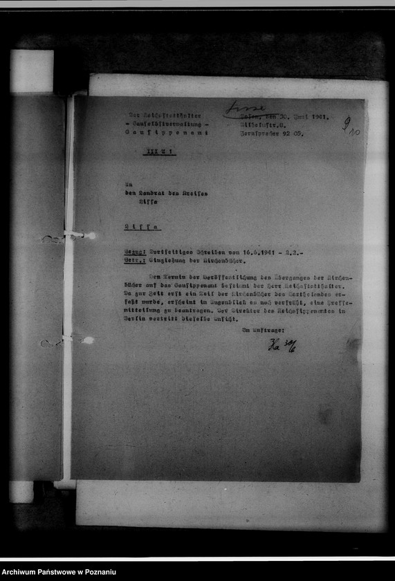 Obraz 14 z jednostki "Einziehungsprotokolle [ksiąg kościelnych] Kreis Lissa [powiat leszczyński]"