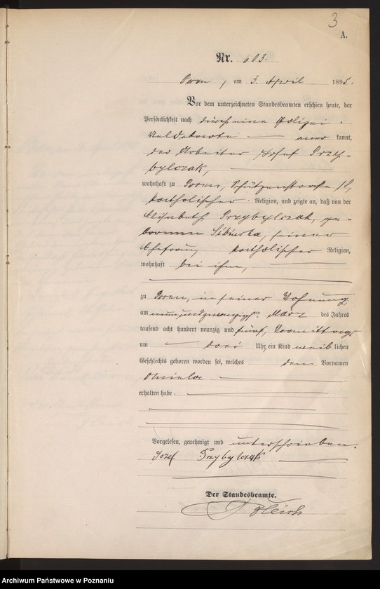 Obraz 6 z jednostki "Księga urodzeń t. II"