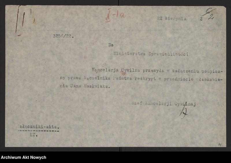 image.from.unit.number "Ułaskawienia z b. Kongresówki - uwzględnione, dotyczące zabójstw, uszkodzeń ciała, gwałtu, oporu wobec urzędnika, niedopełnienia obowiązków wojskowych i niedbalstwa, kradzieży, pokątnego gorzelnictwa, łapówkarstwa, fałszywych zeznań oraz podżegania w 1919 r. pracowników Szpitala Przemienienia Pańskiego w W-wie do strajku"