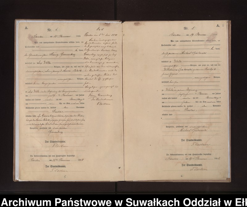 image.from.unit.number "Geburts-Neben-Register des Preussischen Standes-Amtes Neuhoff Kreis Loetzen"