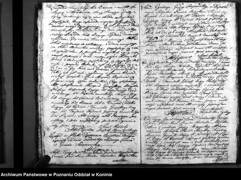 Obraz 20 z jednostki "Akta urodzonych, zaślubionych i zmarłych"