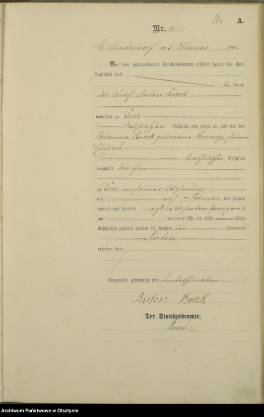 image.from.unit.number "Geburts-Haupt-Register Nr 1 - 134"