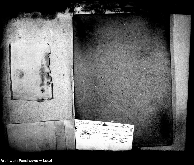 Obraz 8 z jednostki "Dowody przyjętych chorych do szpitala św. Aleksandra w Łodzi w 1861 r."