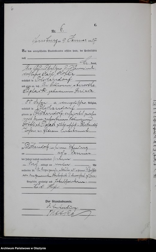 image.from.unit.number "Sterbe-Haupt-Register Nr 1 -172"