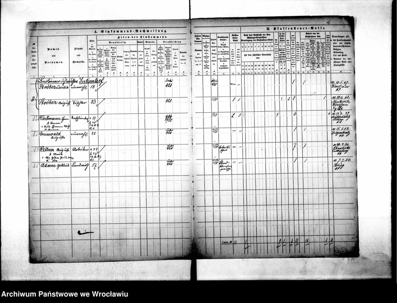 image.from.unit.number "Klassensteuerrolle nebst Eikommens - Nachweisung"