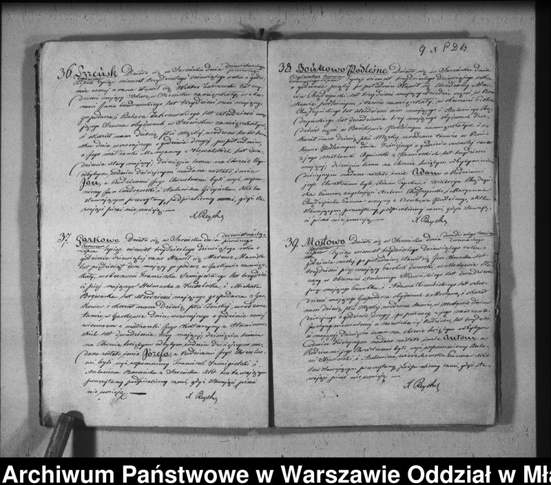 Obraz 11 z jednostki "Akta urodzeń, małżeństw i zgonów"