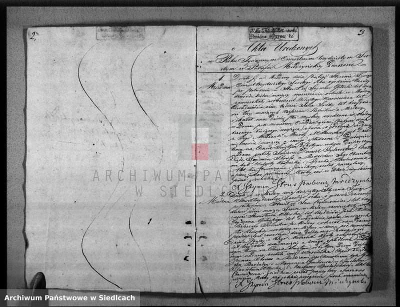 Obraz z jednostki "[Akta urodzin, małżeństw, zgonów]"