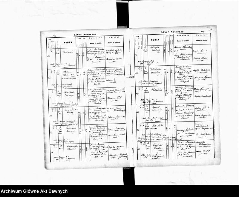 image.from.unit.number "Parafia: Lwów, parafia św. Andrzeja. Dekanat: Lwów. Księga metrykalna urodzeń, ślubów i zgonów dla całej parafii."