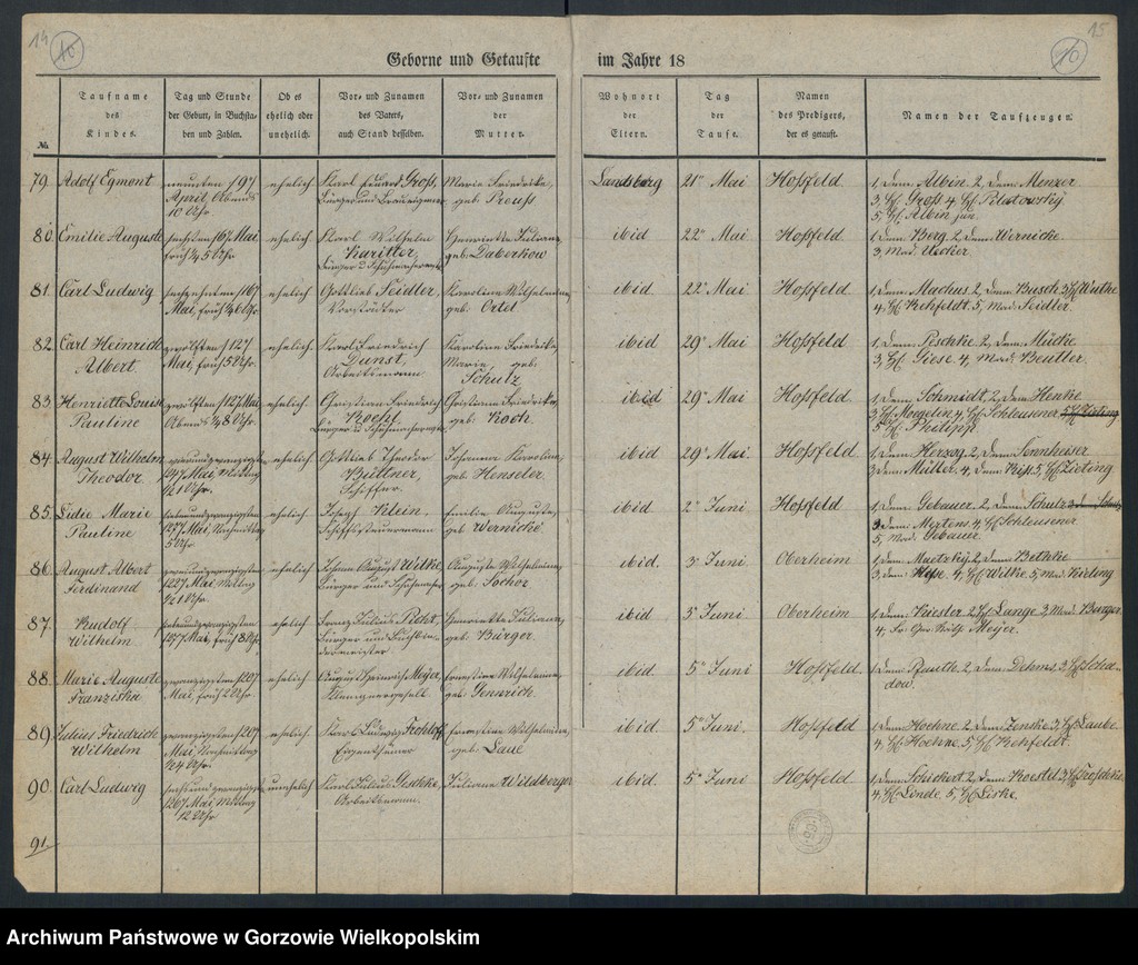 image.from.unit.number "Duplikate der Kirchenbücher der Parochie der Hauptkirche zu Landsberg an der Warthe (zawiera także księgę zgonów Konkordien Kirche z 1842 r.)"