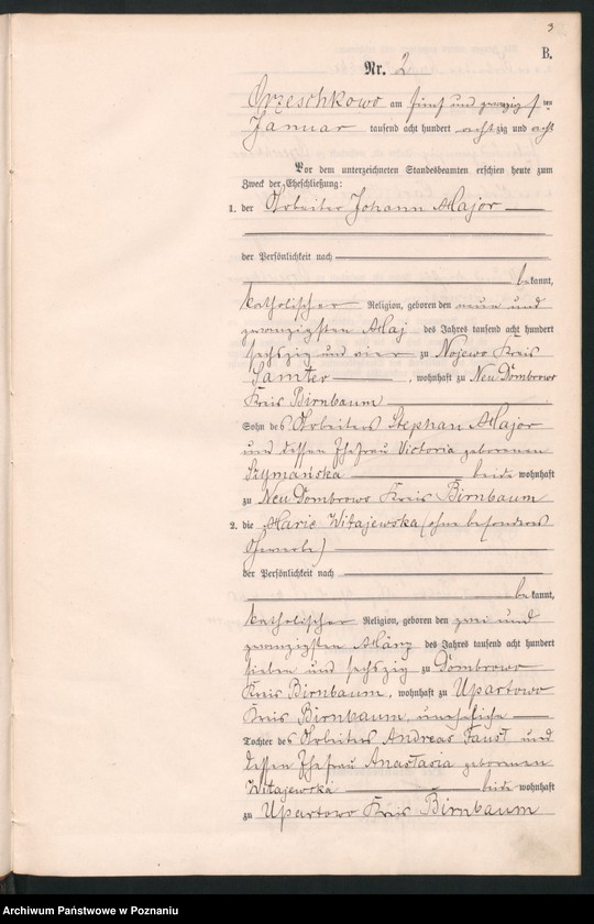 Obraz 6 z jednostki "Księga małżeństw"