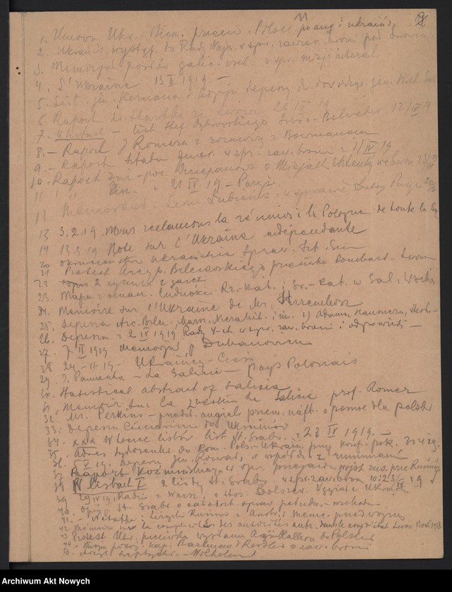image.from.unit.number "Spisy i wykazy akt m.in. szczegółowy spis akt paryskiego archiwum Prezydenta Ministrów"