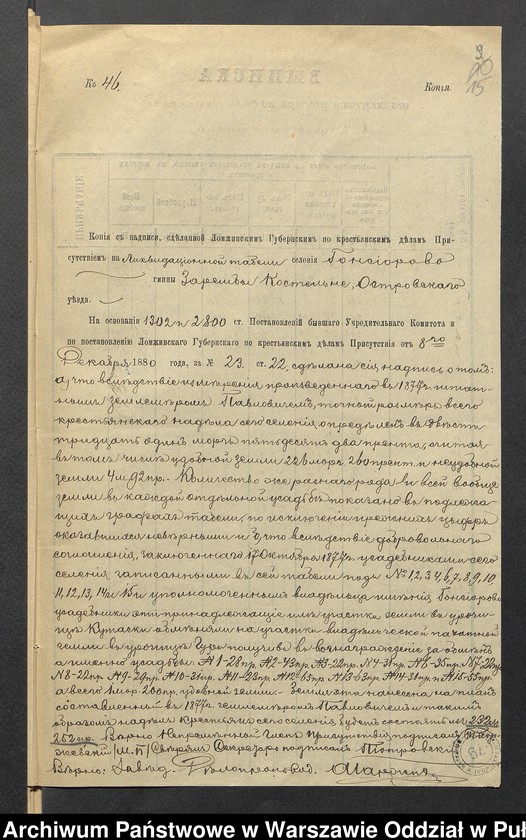 image.from.unit.number "Tabela likwidacyjna wsi Gąsiorowo gm. Zaręby Kościelne powiatu ostrowskiego"
