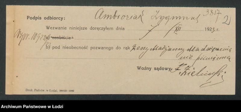 Obraz 4 z jednostki "Zygmunt Ambroziak – handel drobiem"