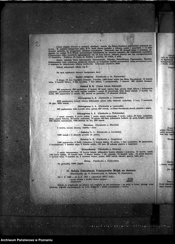 Obraz 6 z jednostki "Sprawy gospodarcze-ogólne Sprawozdania miesięczne działalności dep."