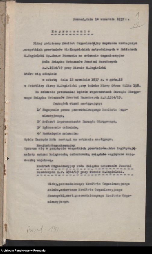 image.from.unit.number "Akta koła H. Cegielski w Poznaniu."
