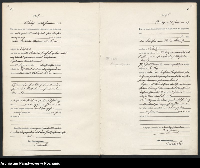 Obraz 8 z jednostki "Księga miejscowa zgonów [Rejestr główny zgonów]"