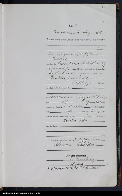 image.from.unit.number "Geburts-Haupt-Register Nr 1 - 55 [1907], Nr 1-67 [1908], Nr 1-60 [1909], Nr 1-68 [1910]"