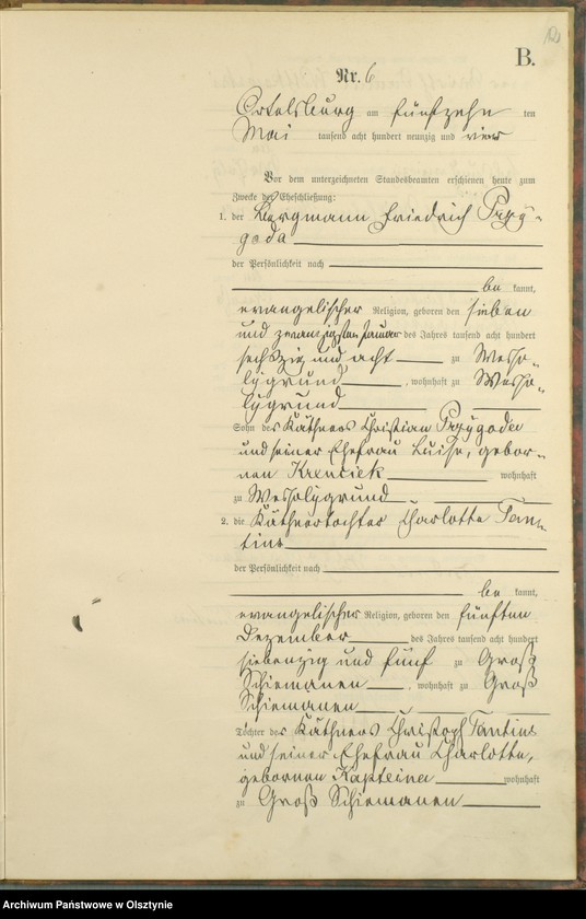 image.from.unit.number "Heiraths-Haupt-Register Nr 1 - 12"