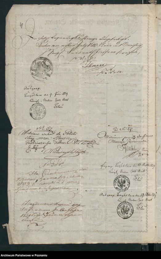 Obraz 8 z jednostki "A. betr. den diesseitigen Untertanen polnischen Flüchtling Joseph von Zaborski"