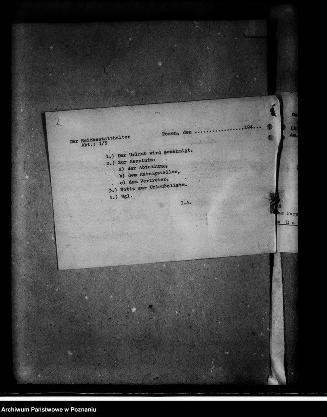 Obraz 6 z jednostki "Bewerbungen um Anstellung von Beamten"