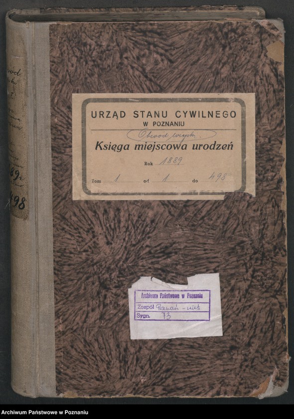 Obraz 3 z jednostki "Księga urodzeń t. I"