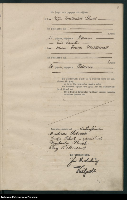 Obraz 5 z jednostki "Heirats-Haupt-Register"