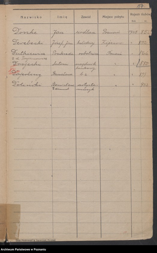 image.from.unit.number "Spis alfabetyczny małżeństw za 1925"