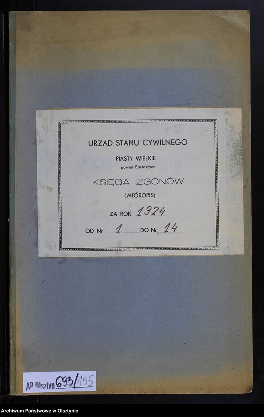 image.from.unit.number "Sterbe-Neben-Register Nr 1 - 14 [ Księga zgonów - wtóropis ]"