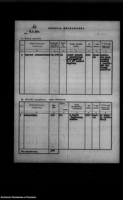 Obraz 20 z jednostki "Kwestionariusz Rolniczej Spółki Olejarskiej Spółka z o. o. w Szamotułach"
