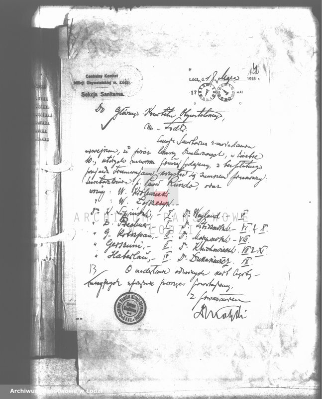 Obraz 10 z jednostki "Korespondencja w sprawie biletów wolnej jazdy"