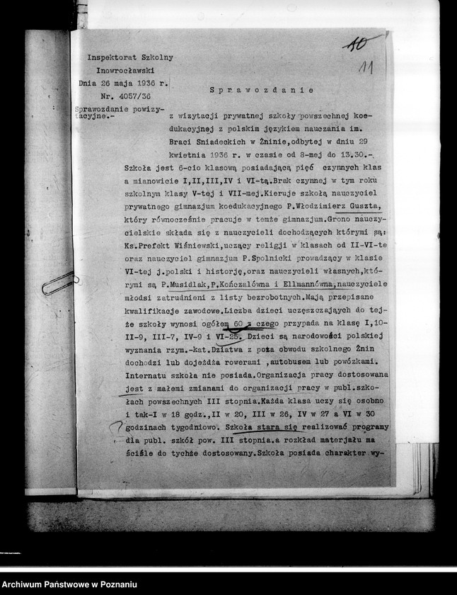 Obraz 15 z jednostki "Prywatna Szkoła Powszechna Zarządu Towarzystwa Szkolnego imienia Braci Śniadeckich w Żninie"