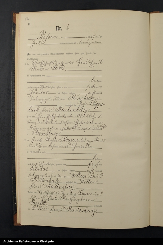 image.from.unit.number "Heiraths-Neben-Register Nr 1 - 13"