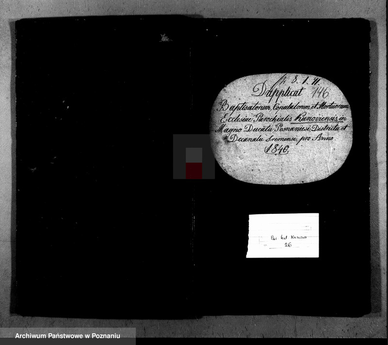 Obraz 1 z jednostki "Liber baptisatorum, copulatorum, mortuorum"