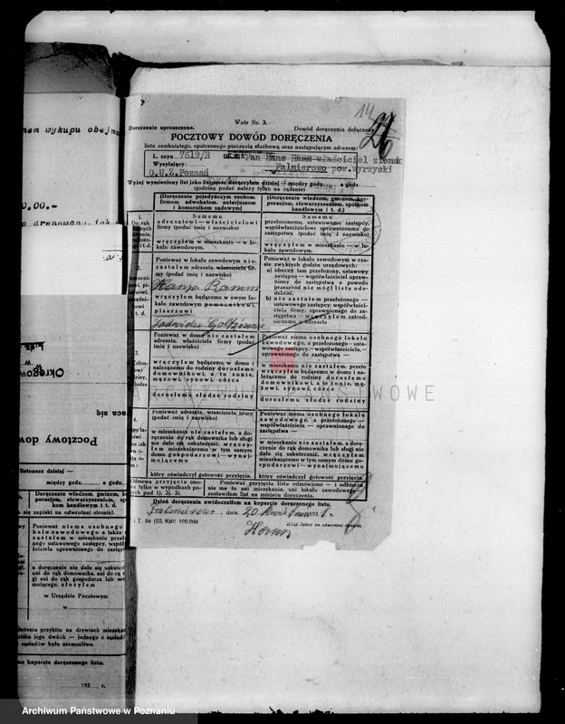 Obraz 18 z jednostki "Majątek Falmierowo powiatu wyrzyskiego przymusowy wykup Hans Ramm"